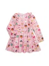 Worthy Threads Little Girl's & Girl's Pleated Cake Dress In Pink