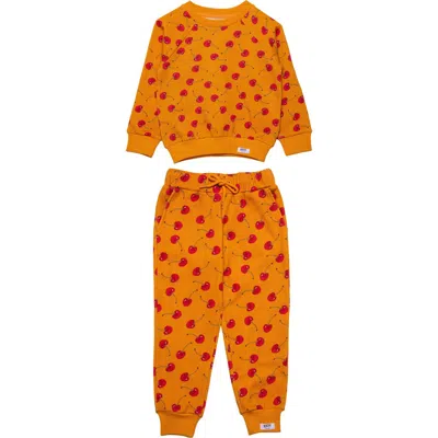Worthy Threads Kids'  Lougewear Set In Orange