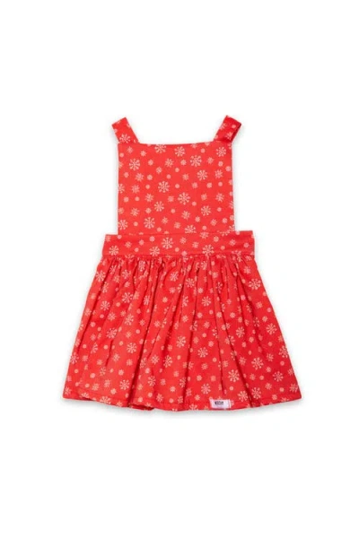 Worthy Threads Babies'  Pinafore Dress In Red