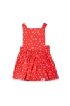 Worthy Threads Kids'  Pinafore Dress In Red