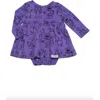 Worthy Threads Babies'  Printed Long Sleeve Bubble Romper In Robots