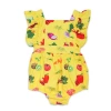Worthy Threads Ruffle Sleeve Bubble Romper In Farmer's Market