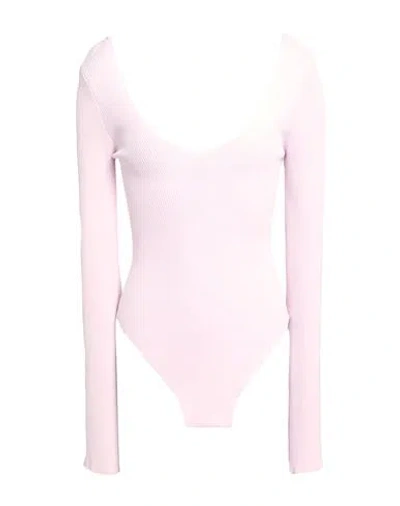 Wos Woman Sweater Pink Size S Rayon, Nylon