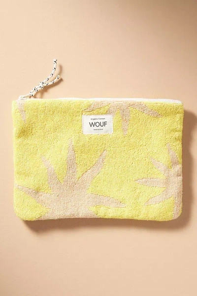Wouf Terry Pouch In Yellow
