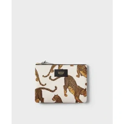 Wouf The Leopard Pouch In Animal Print
