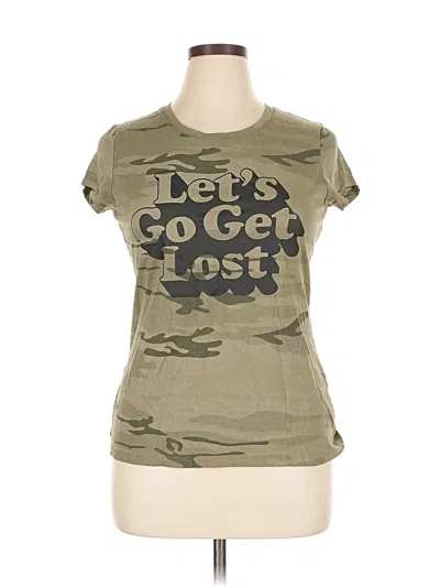 Pre-owned Wound Up Short Sleeve T-shirt In Green