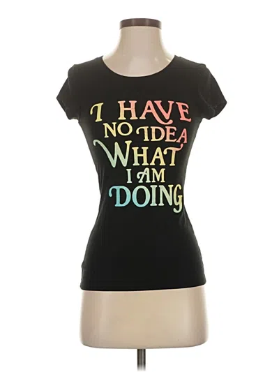 Pre-owned Wound Up Short Sleeve T-shirt In Black