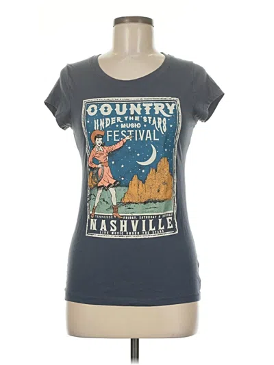 Pre-owned Wound Up Short Sleeve T-shirt In Gray