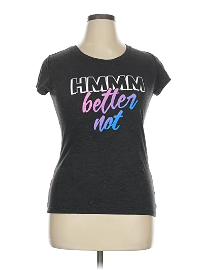 Pre-owned Wound Up Short Sleeve T-shirt In Gray