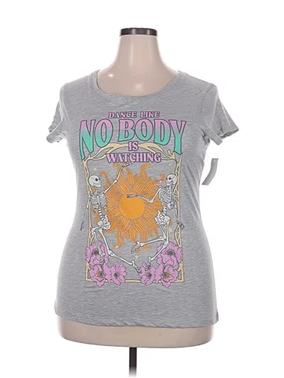 Pre-owned Wound Up Short Sleeve T-shirt In Gray