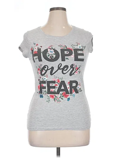 Pre-owned Wound Up Short Sleeve T-shirt In Gray