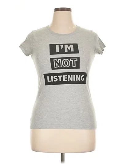 Pre-owned Wound Up Short Sleeve T-shirt In Gray