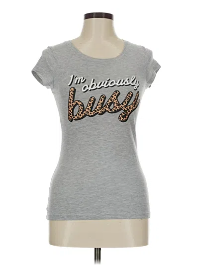 Pre-owned Wound Up Short Sleeve T-shirt In Gray
