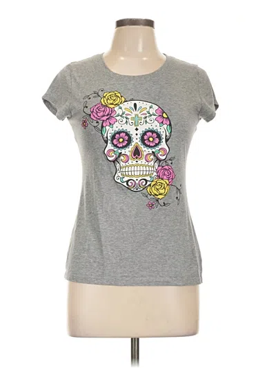 Pre-owned Wound Up Short Sleeve T-shirt In Gray
