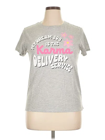 Pre-owned Wound Up Short Sleeve T-shirt In Gray