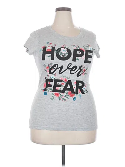 Wound Up Short Sleeve T-shirt In Gray