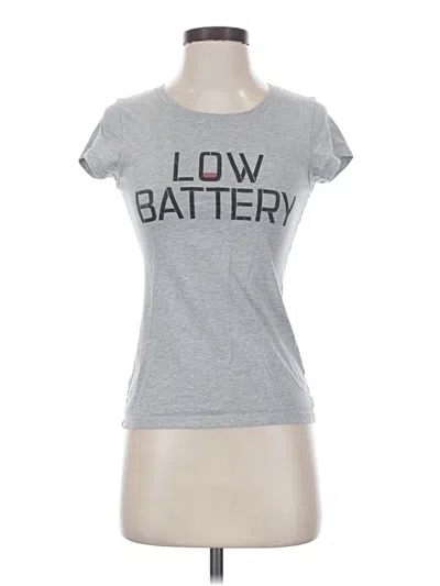 Pre-owned Wound Up Short Sleeve T-shirt In Gray