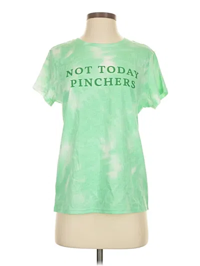 Pre-owned Wound Up Short Sleeve T-shirt In Green