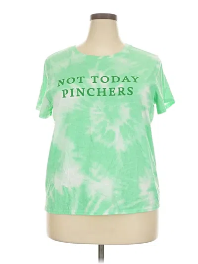 Pre-owned Wound Up Short Sleeve T-shirt In Green