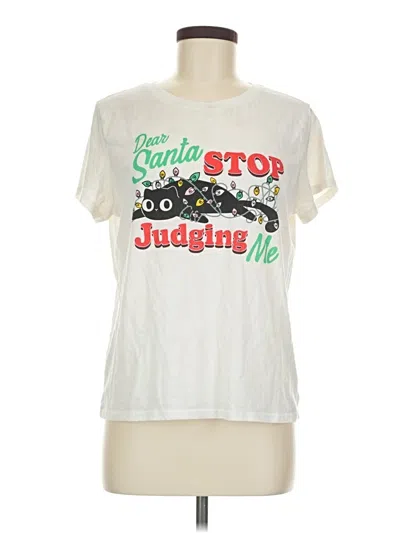 Pre-owned Wound Up Short Sleeve T-shirt In Ivory