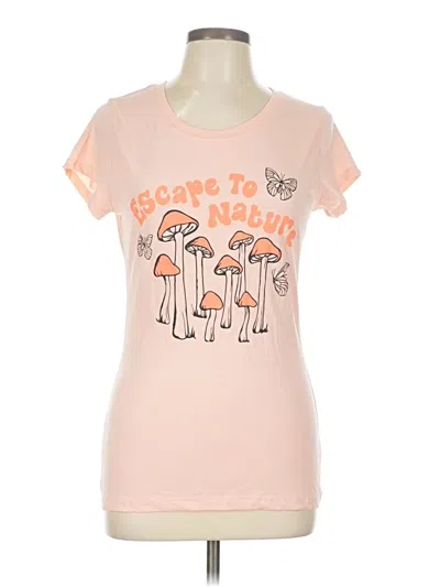 Pre-owned Wound Up Short Sleeve T-shirt In Pink
