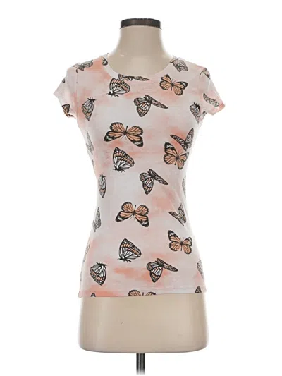 Pre-owned Wound Up Short Sleeve T-shirt In Pink
