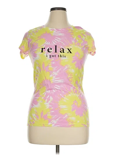 Pre-owned Wound Up Short Sleeve T-shirt In Pink