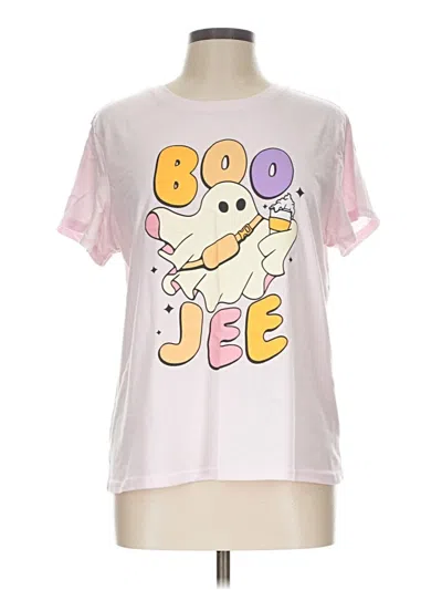 Pre-owned Wound Up Short Sleeve T-shirt In Pink