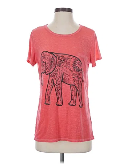 Pre-owned Wound Up Short Sleeve T-shirt In Red