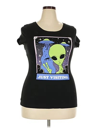 Pre-owned Wound Up Sleeveless T-shirt In Black