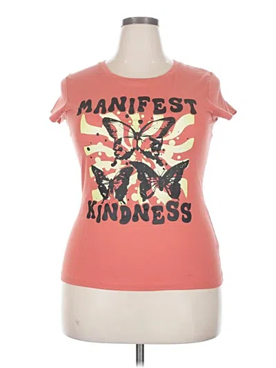 Pre-owned Wound Up Sleeveless T-shirt In Pink