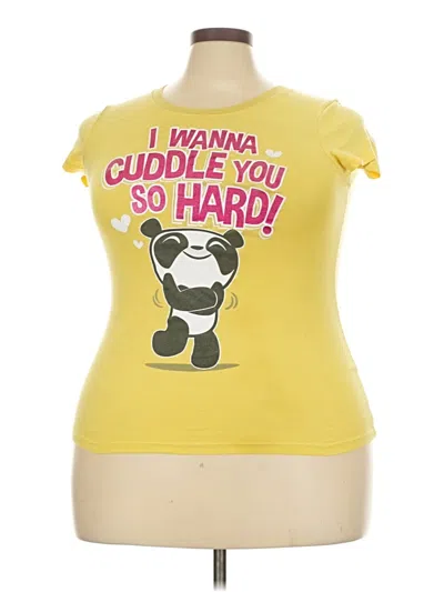 Pre-owned Wound Up Sleeveless T-shirt In Yellow