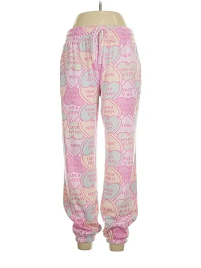 Pre-owned Wound Up Sweatpants In Pink