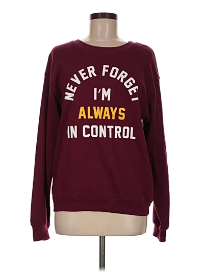 Pre-owned Wound Up Sweatshirt In Burgundy