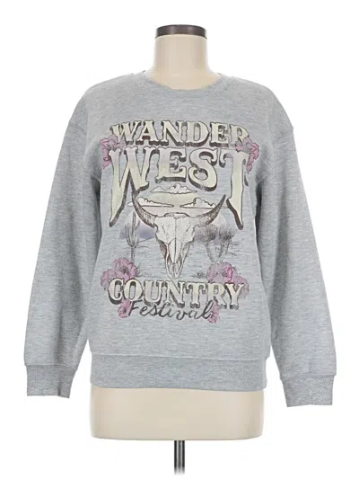 Pre-owned Wound Up Sweatshirt In Gray