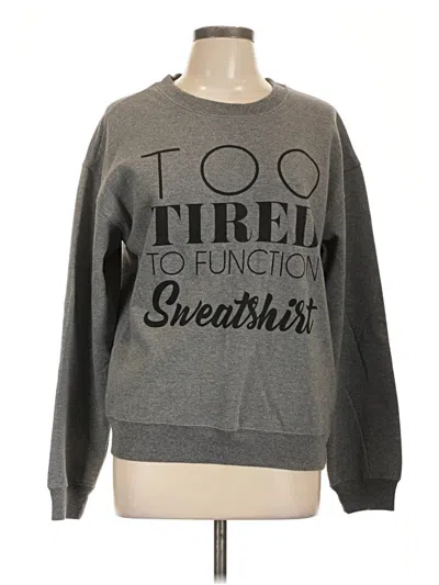 Pre-owned Wound Up Sweatshirt In Gray