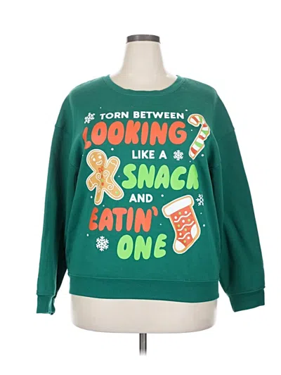 Pre-owned Wound Up Sweatshirt In Green