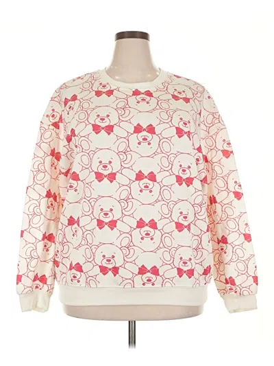 Pre-owned Wound Up Sweatshirt In White