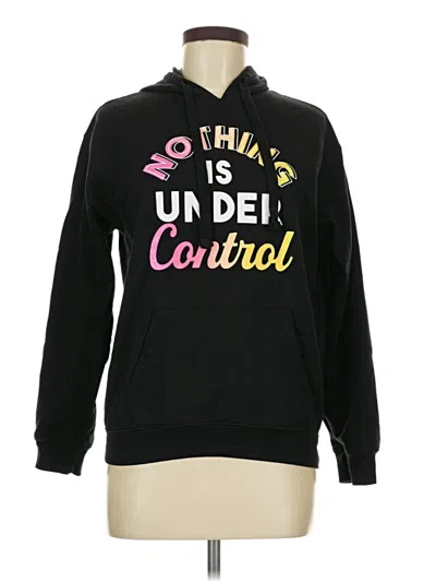 Pre-owned Wound Up Zip Up Hoodie In Black