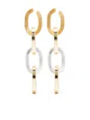 Wouters & Hendrix Chain Dangle Earrings In 金色