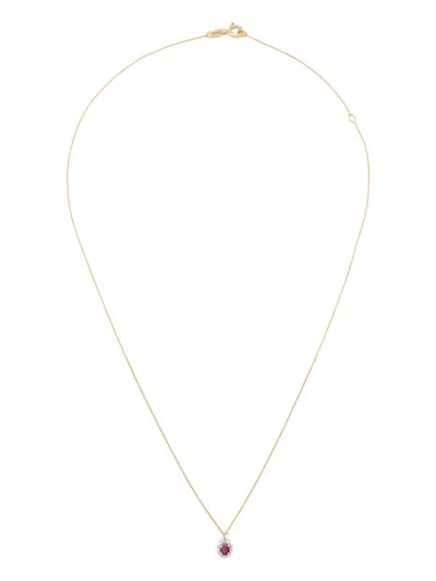 Wouters & Hendrix Gold 18k Gold Ruby And Diamond Necklace