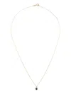 Wouters & Hendrix Gold 18k Gold Sapphire Diamond Necklace In Gold