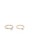 Wouters & Hendrix Gold 18k Gold Toi Et Moi Diamond Ring In Gold