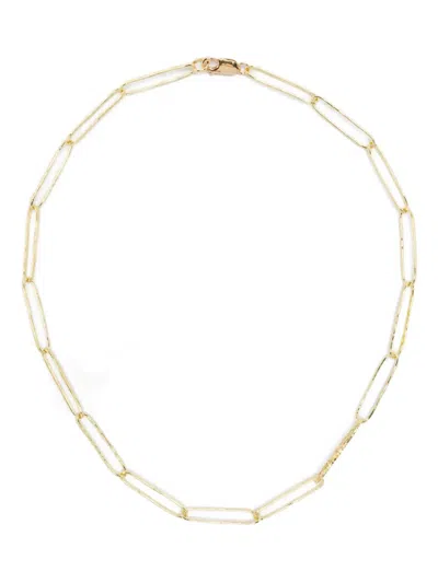 Wouters & Hendrix Gold 18k Yellow Gold Hammered-link Necklace