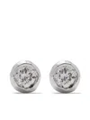 Wouters & Hendrix Gold 18kt Gold Diamond Stud Earrings In White Gold