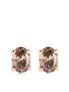 Wouters & Hendrix Gold 18kt Rose And Yellow Gold Diamond Stud Earrings In Gold