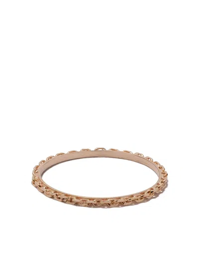 Wouters & Hendrix Gold 18kt Rose Gold Trace Chain Ring In Pink Gold