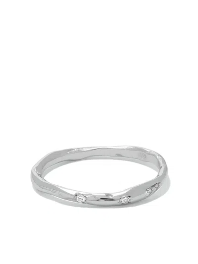 Wouters & Hendrix Gold 18kt White Gold Diamond Band