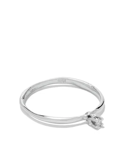 Wouters & Hendrix Gold 18kt White Gold Diamond Ring