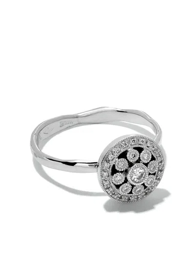 Wouters & Hendrix Gold 18kt White Gold Diamond Rosetta Ring